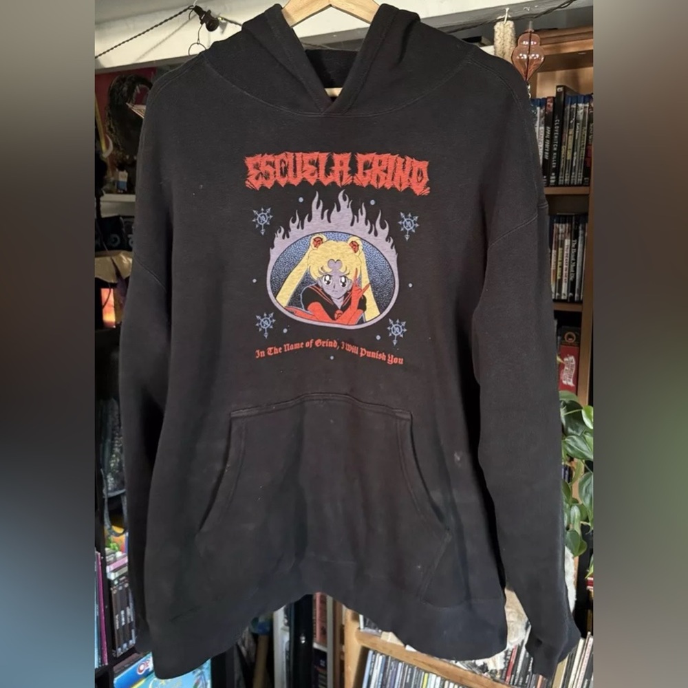 Escuela Grind - Sailor (Black Girls Code Variant) XL Hoodie On Gildan Grindcore